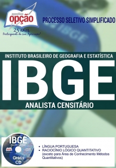 IBGE-ANALISTA CENSITÁRIO-AGENTE CENSITÁRIO REGIONAL (ACR)-AGENTE CENSITÁRIO ADMINISTRATIVO (ACA)